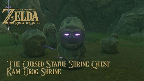The Quest can be accessed by speaking to Calip. . The cursed statue botw